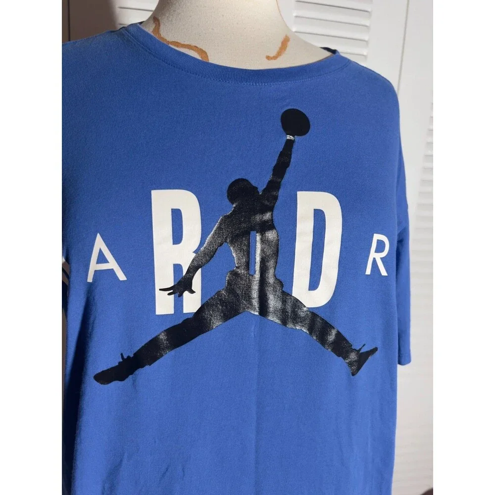 Air Jordan Vintage Tee Shirt L Navy Blue Streetwear Hype Basketball Retro 90s